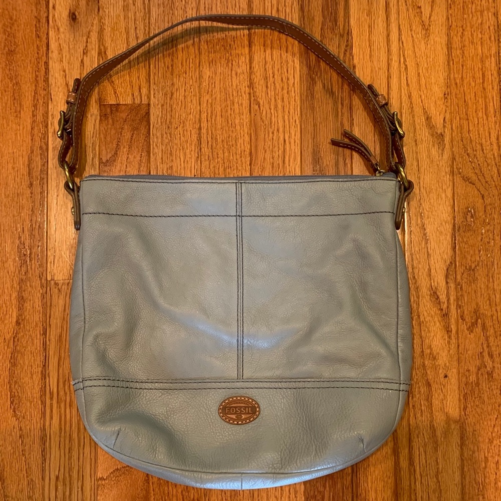 Powder blue, leather Fossil Handbag 👜 🔑